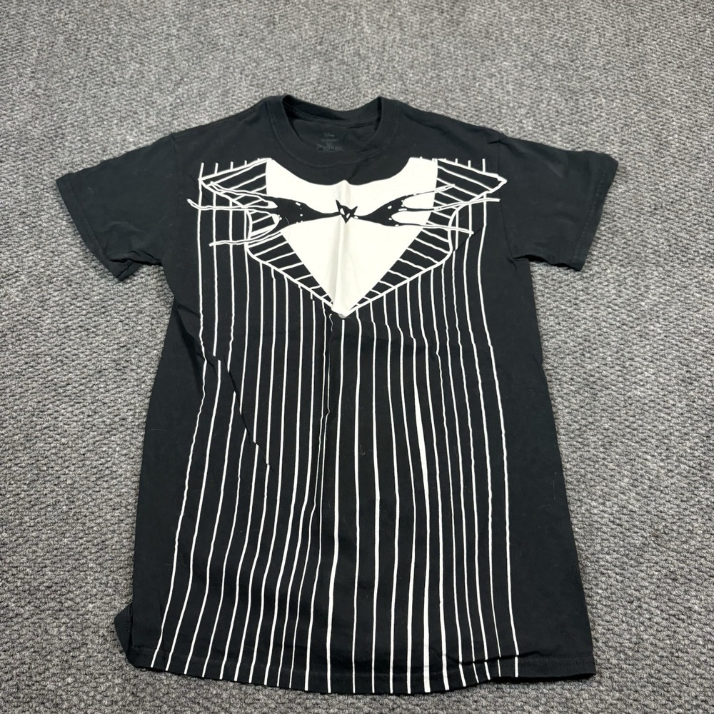 Disney Tim Burton's Nightmare Before Christmas Jack Skellington Tux T Shirt Sz S